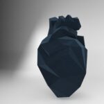 Papercraft cœur en glace 3D