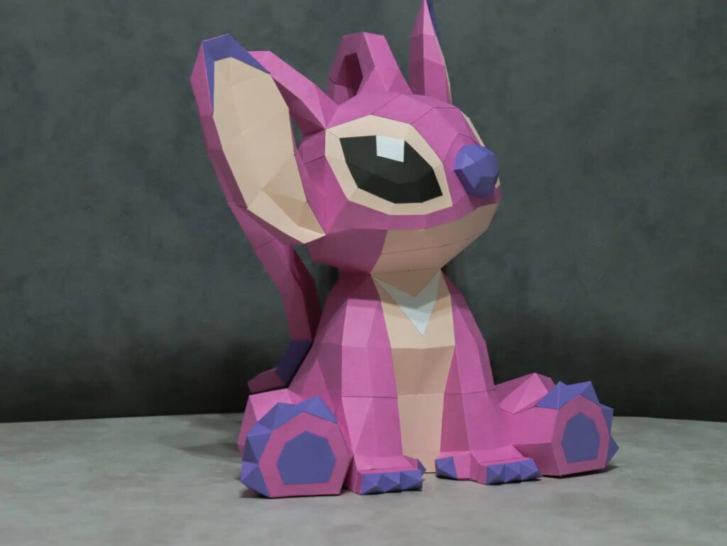 Papercraft d'Angel Stitch en 3D
