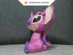 Papercraft d'Angel Stitch en 3D