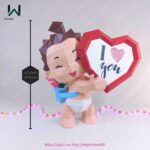 Papercraft de bébé Cupidon en 3D