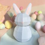 Papercraft de boîte lapin en origami