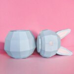 Papercraft de boîte lapin en origami