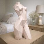 Papercraft de buste féminin en 3D