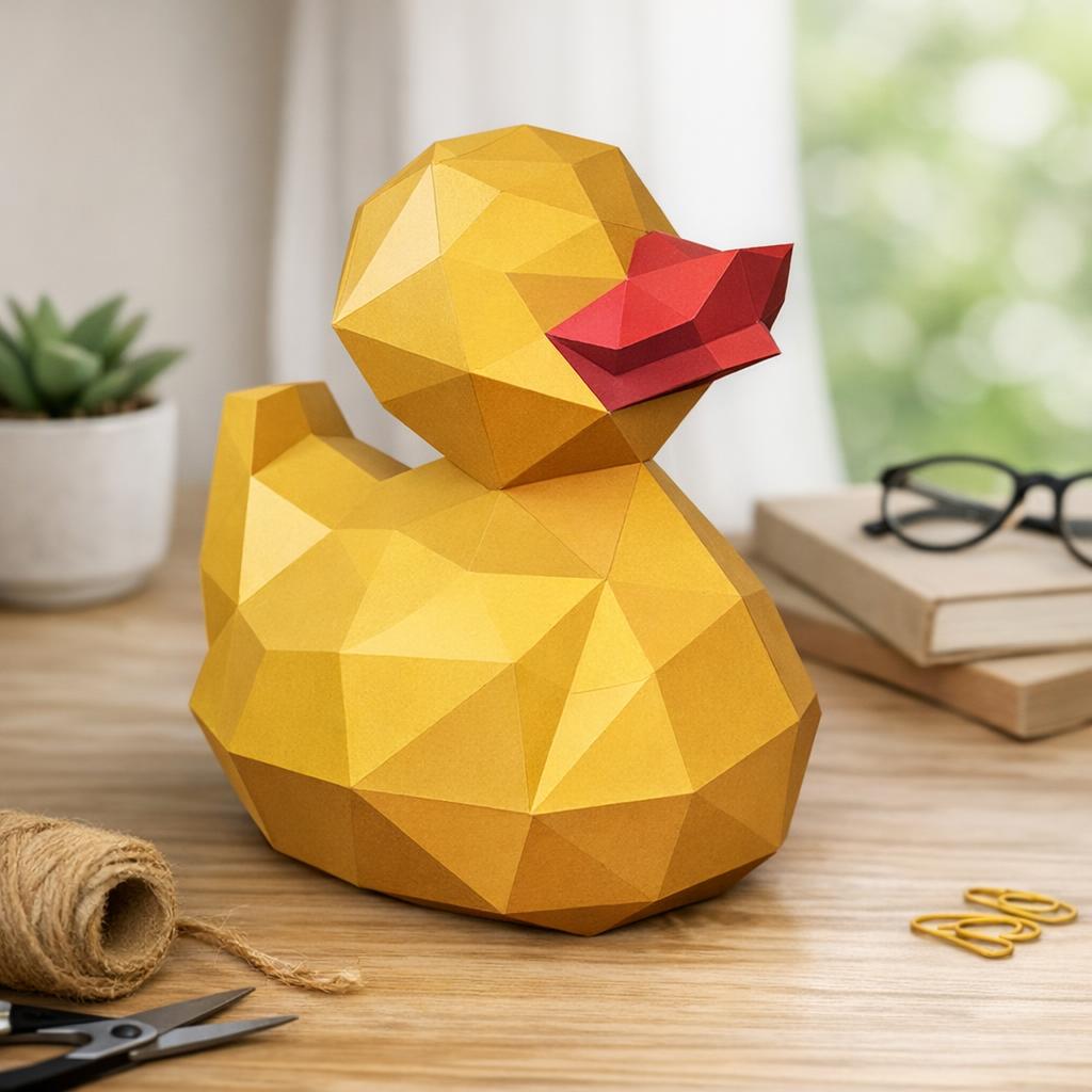 Papercraft de canard en 3D