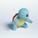 Papercraft de Carapuce en origami