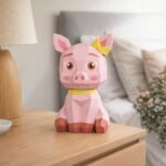 Papercraft de cochon avec nœud en 3D