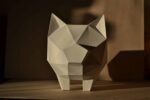 Papercraft de cochon pour tirelire en origami