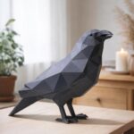 Papercraft de corbeau en 3D