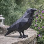 Papercraft de corbeau en 3D