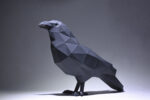 Papercraft de corbeau en 3D