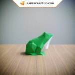 Papercraft de grenouille en 3D