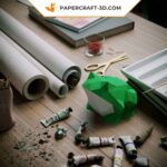 Papercraft de grenouille en 3D