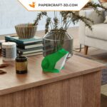 Papercraft de grenouille en 3D