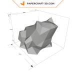 Papercraft de grenouille en 3D