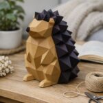 Papercraft de hérisson en 3D