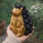 Papercraft de hérisson en 3D