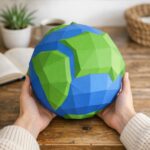 Papercraft de la planète Terre en 3D