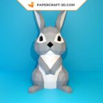 Papercraft de lapin en 3D