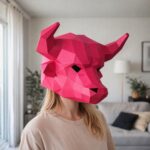 Papercraft de masque de taureau en 3D