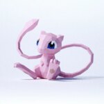Papercraft de Mew en 3D