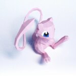 Papercraft de Mew en 3D