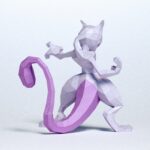 Papercraft de Mewtwo en 3D