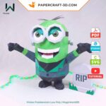 Papercraft de Minion Frankenstein en 3D