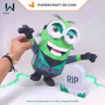 Papercraft de Minion Frankenstein en 3D