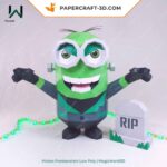 Papercraft de Minion Frankenstein en 3D