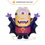 Papercraft de Minion vampire en 3D