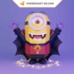 Papercraft de Minion vampire en 3D
