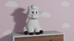 Papercraft de mouton assis en 3D