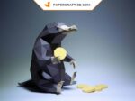 Papercraft de Niffler en 3D