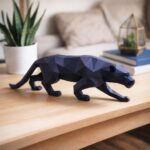 Papercraft de panthère noire en 3D