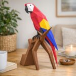Papercraft de perroquet en 3D