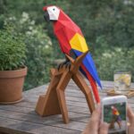Papercraft de perroquet en 3D