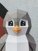 Papercraft de pingouin jouet en 3D