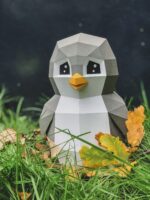 Papercraft de pingouin jouet en 3D