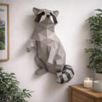Papercraft de raton laveur en 3D