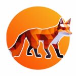 Papercraft de renard marchant en 3D