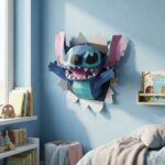 Papercraft de Stitch mural en 3D