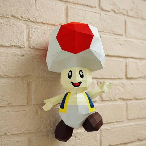 Papercraft de Toad en 3D