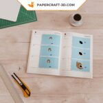 Papercraft d'écureuil en 3D