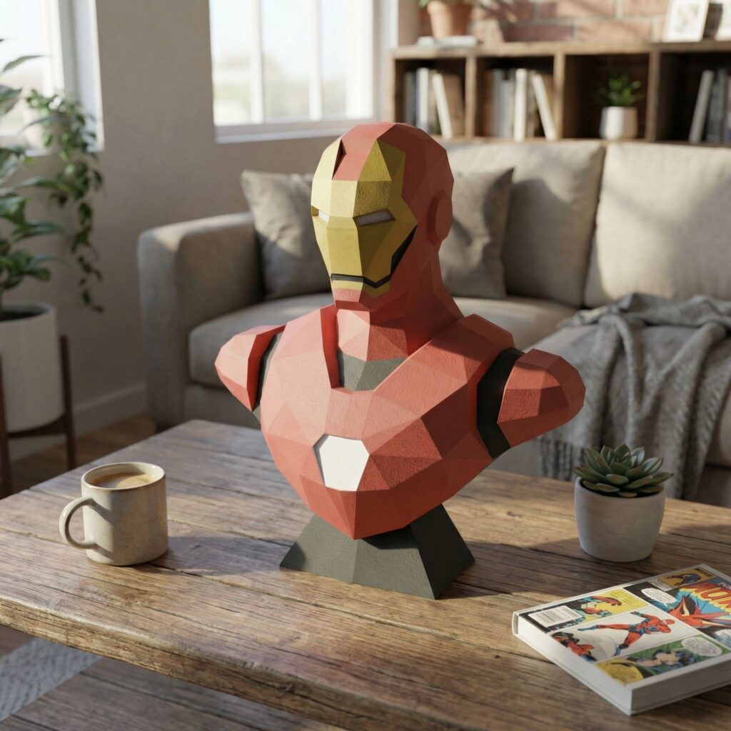 Papercraft d'Iron Man en 3D