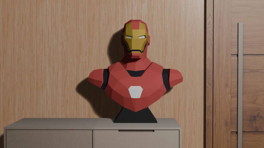 Papercraft d'Iron Man en 3D