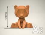 Papercraft d'ourson en 3D