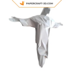 Papercraft du Christ rédempteur en 3D