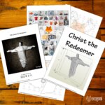 Papercraft du Christ rédempteur en 3D