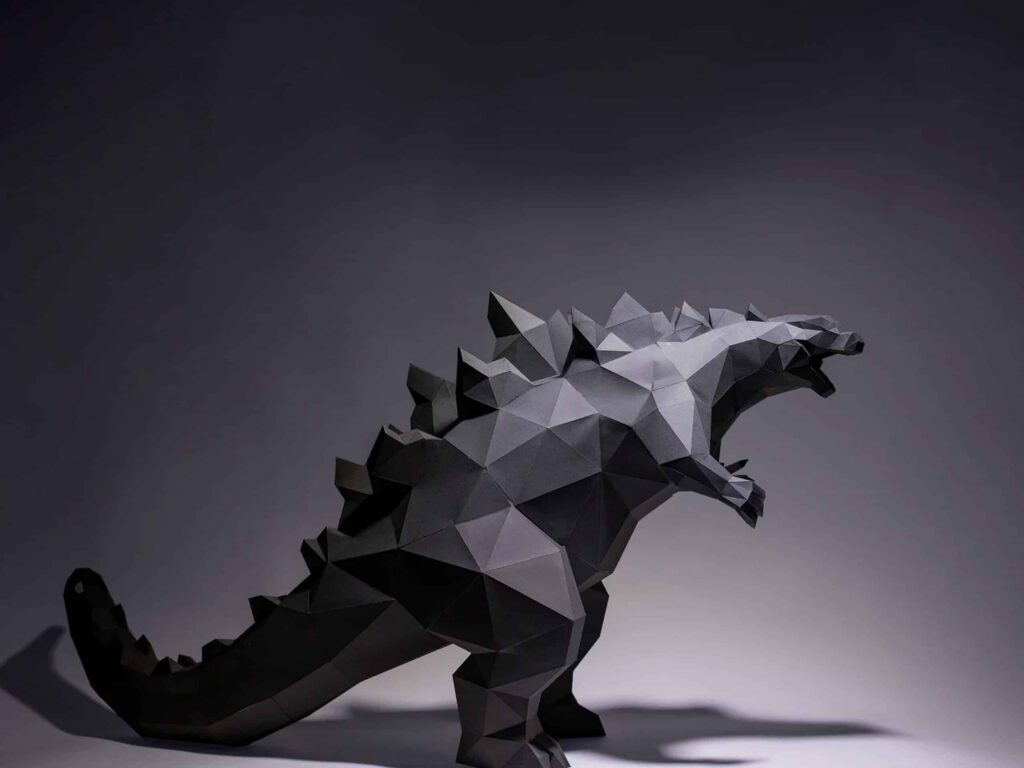 Papercraft Godzilla en 3D