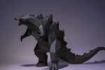 Papercraft Godzilla en 3D